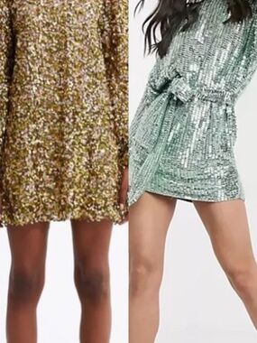ZARA & ASOS SEQUIN DRESS LOT